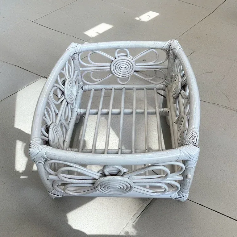 Panier berceau rotin pour nouveau-né Golden brown – Image 5