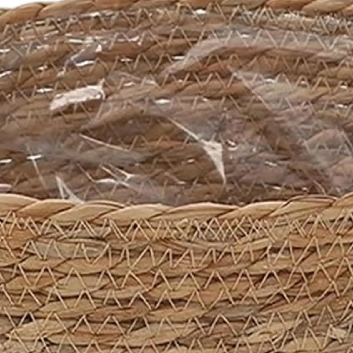 Panier cache-pot tressé en rotin style nordique – Image 3