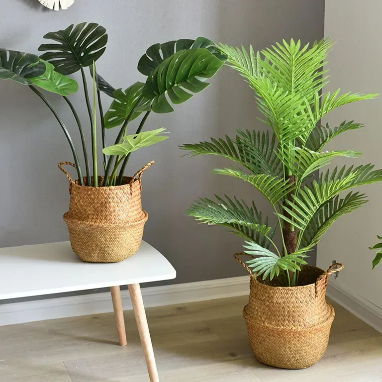 Panier de rangement en osier pour intérieur et jardin – Image 4