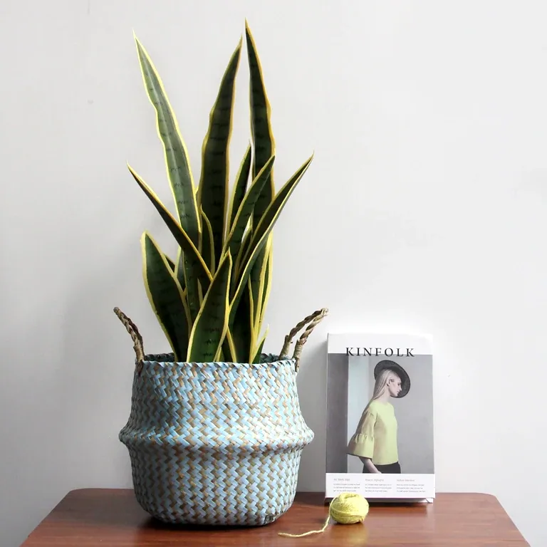 Panier de rangement pliable en osier tressé – Image 2