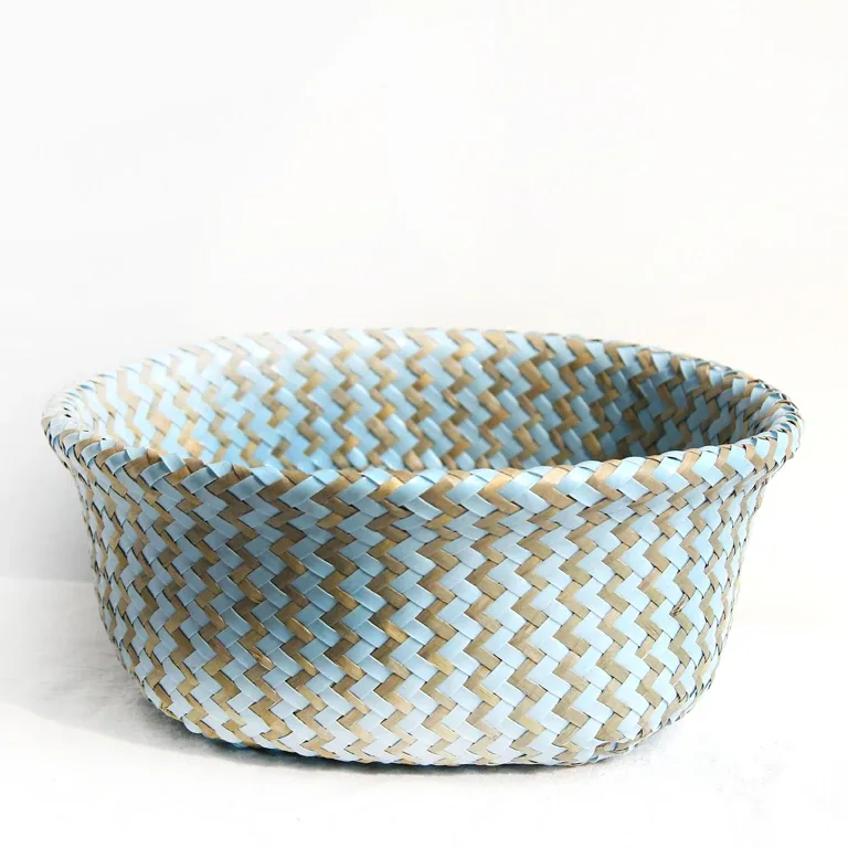 Panier de rangement pliable en osier tressé – Image 4