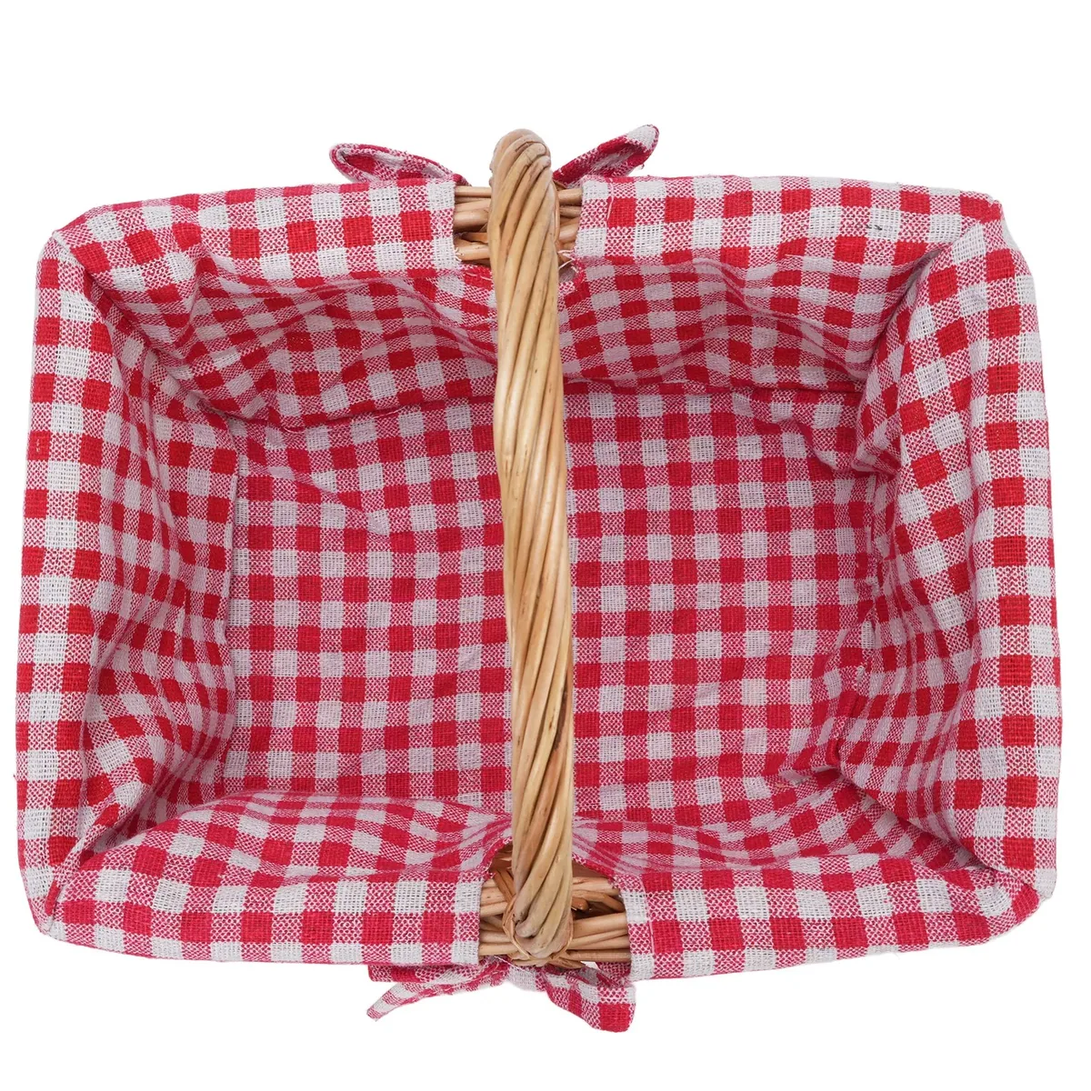 Panier en osier grand modèle à doublure amovible – Image 4