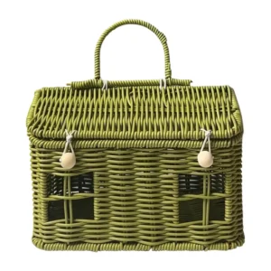 Panier maison en rotin tressé pour rangement