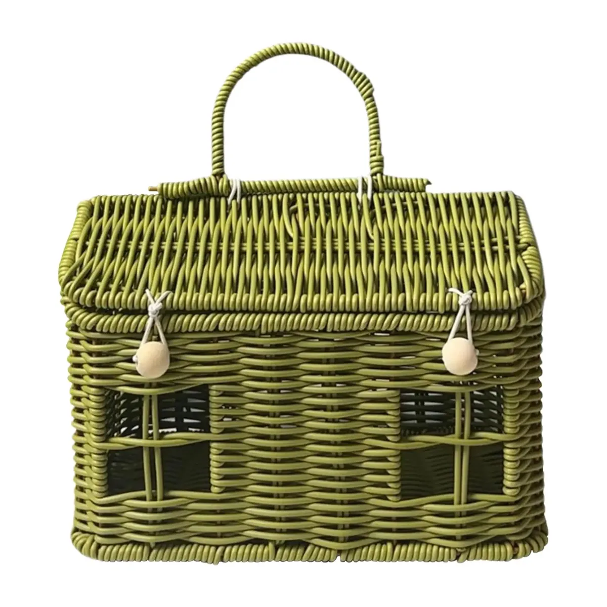 Panier maison en rotin tressé pour rangement