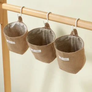Panier mural en tissu style nordique pour rangement