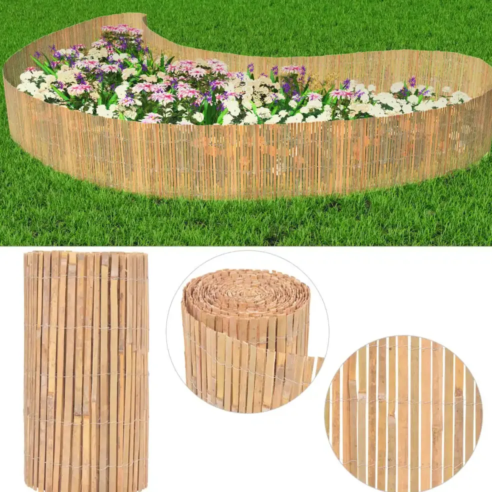 Panneau clôture en bambou naturel 1000×50 cm – Image 2