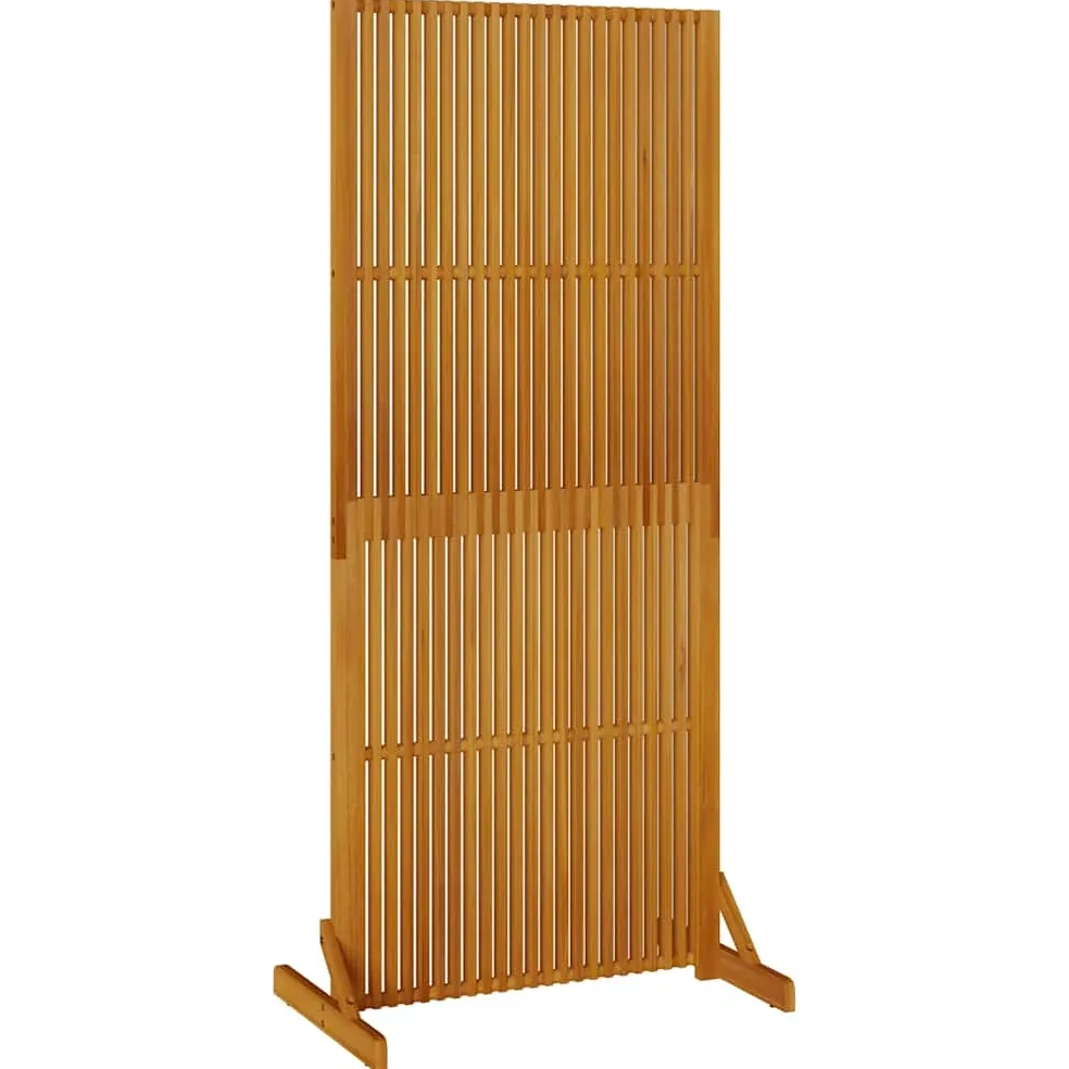 Paravent bois d'acacia massif naturel 180,5 cm – Image 3