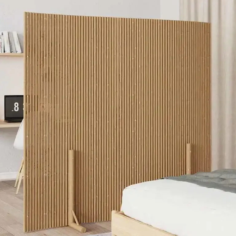 Paravent en bambou 180 x 170 cm, écran naturel