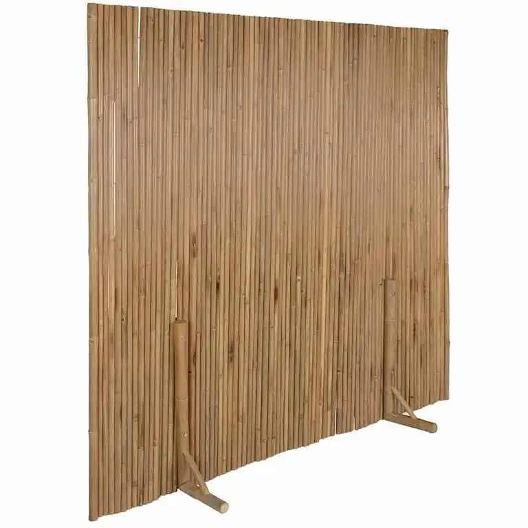 Paravent en bambou 180 x 170 cm, écran naturel – Image 2