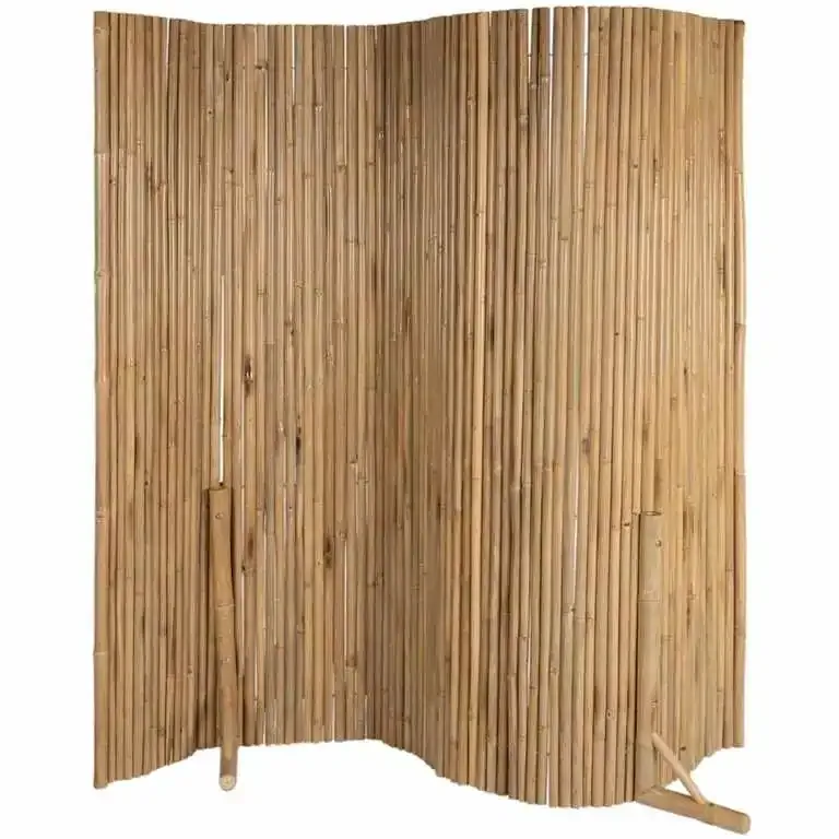 Paravent en bambou 180 x 170 cm, écran naturel – Image 4