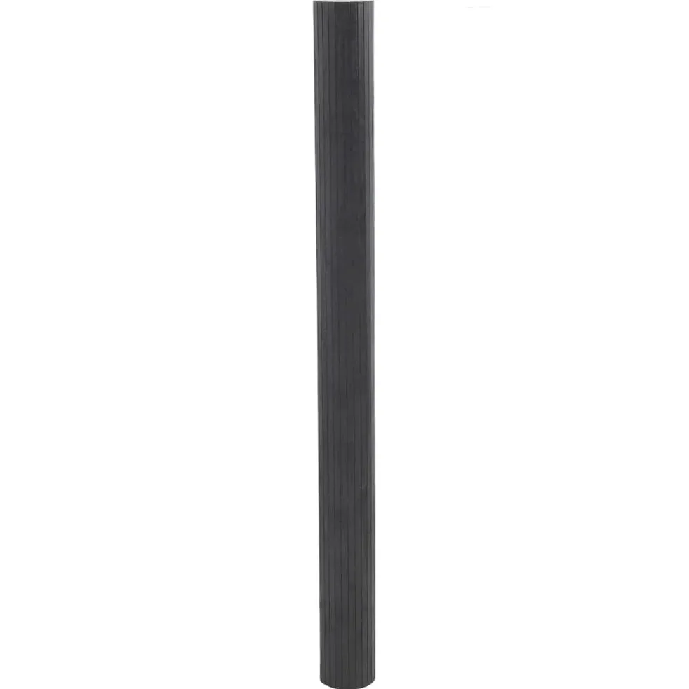 Paravent pliable en bambou gris 165x800 cm autoportant – Image 5
