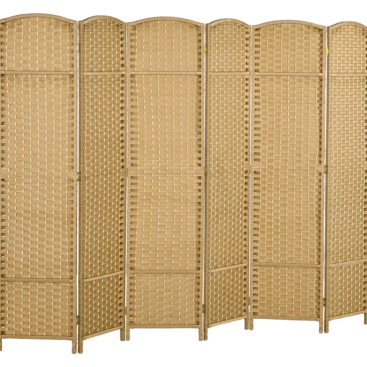 Paravent pliant 6 panneaux en bambou, 240 x 170 cm – Image 2
