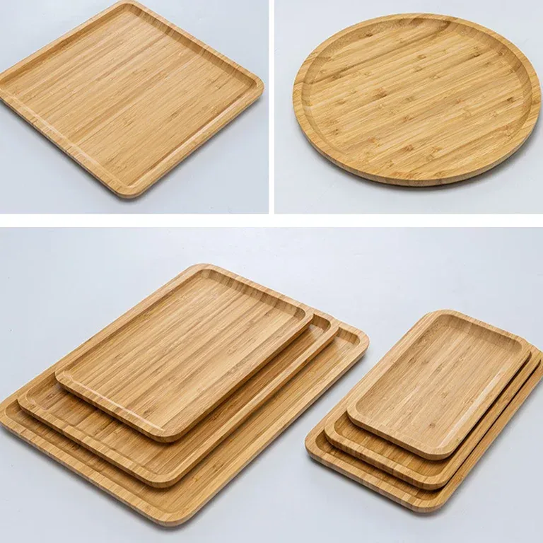 Plateau rectangulaire bambou 36x25 cm