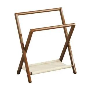 Portant pliant en bambou pour chambre et balcon