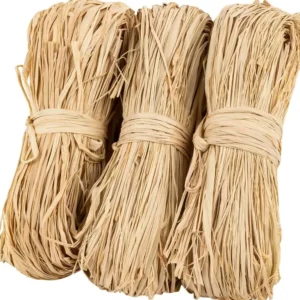 Ruban raphia naturel 150 g pour décoration