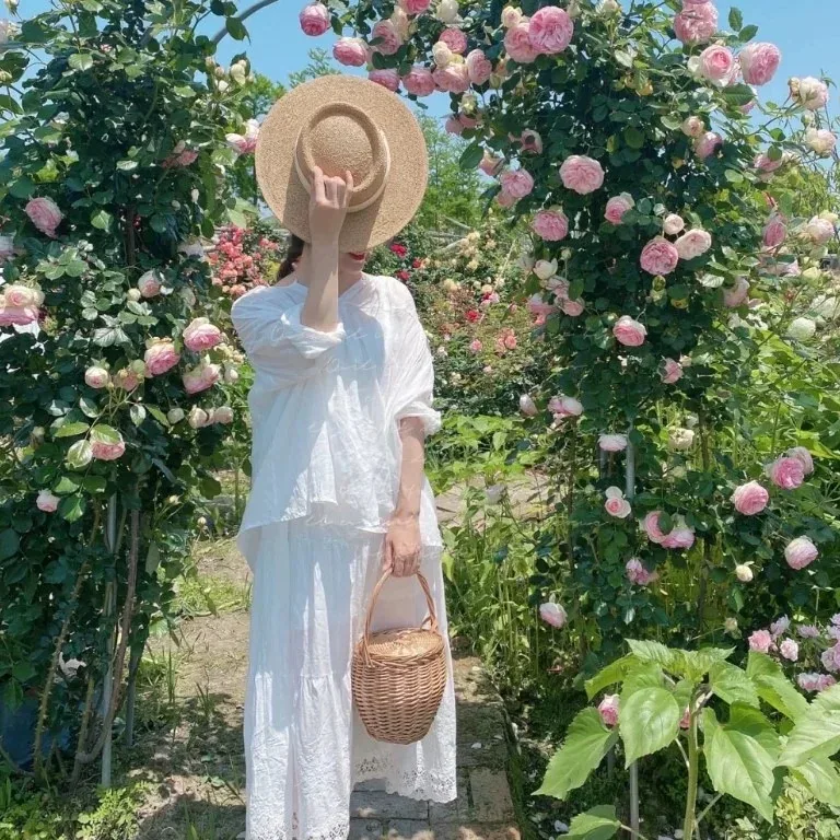Sac seau en paille tissé à la main - modèle unique – Image 3