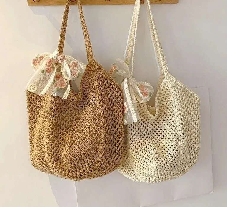 Sac seau tressé en cuir PU pour femme G32