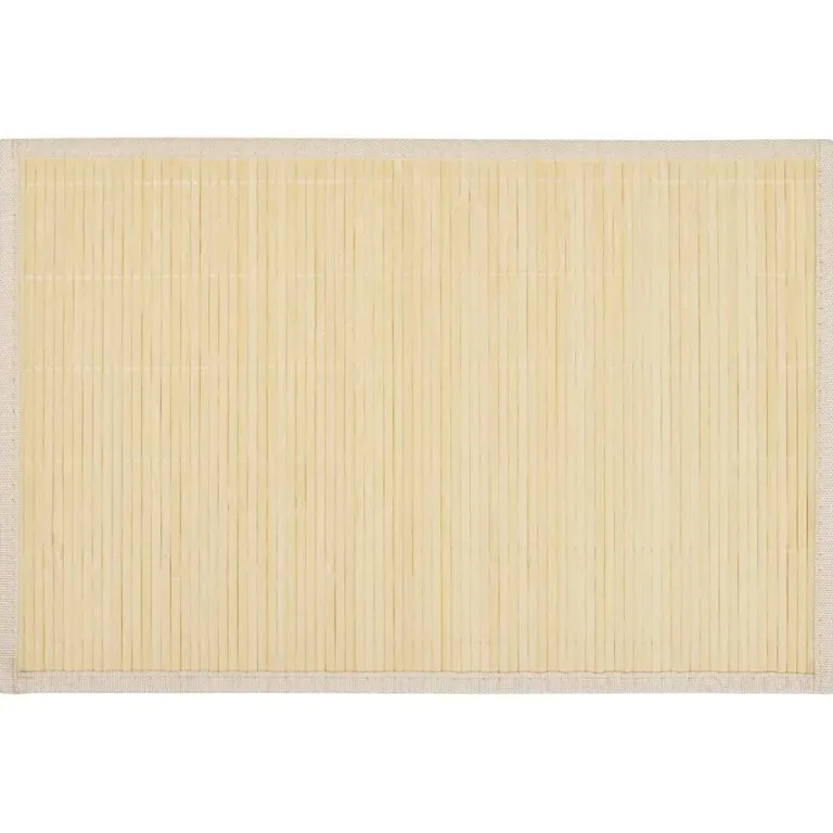 Set de 6 napperons en bambou 30 x 45 cm naturel – Image 4