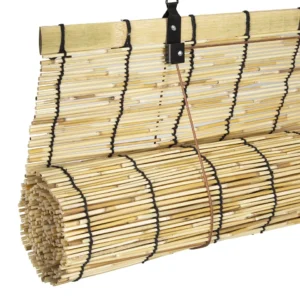 Store rouleau en bambou naturel 100×160 cm