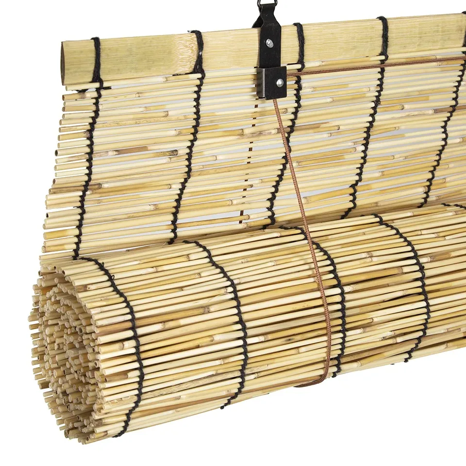 Store rouleau en bambou naturel 100×160 cm