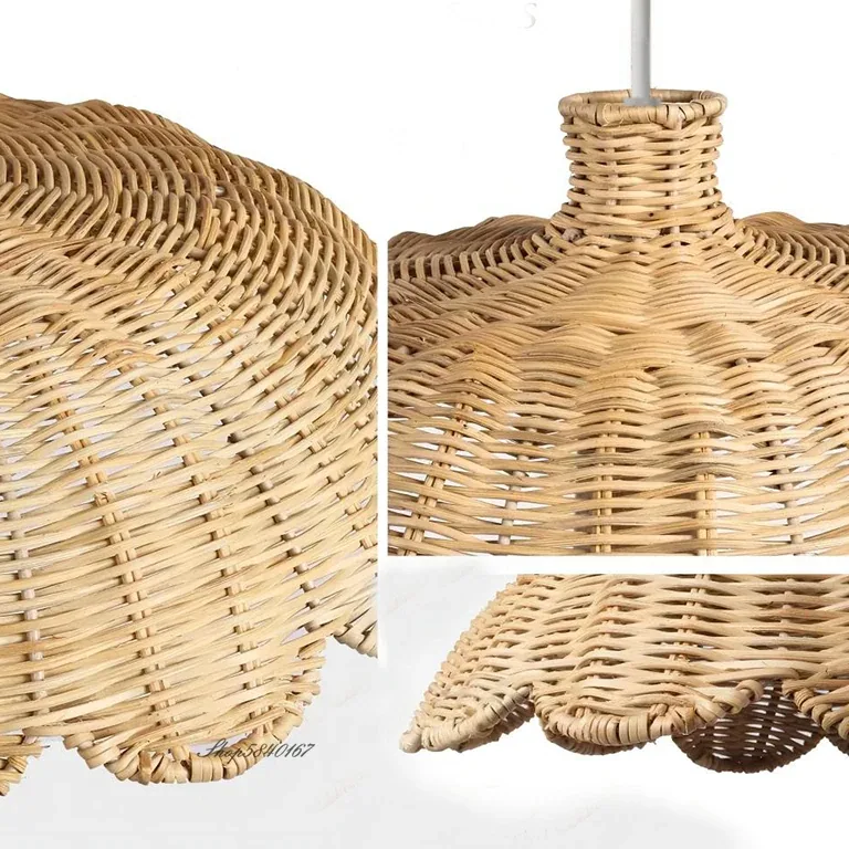 Suspension rotin tissée à la main pour intérieur – Image 4