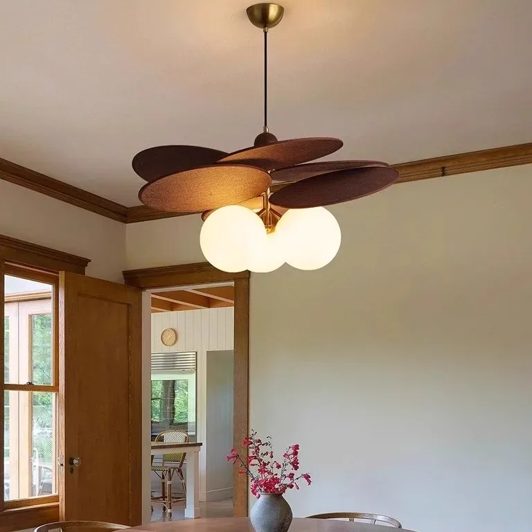 Suspension rotin tressé vintage pour intérieur – Image 3