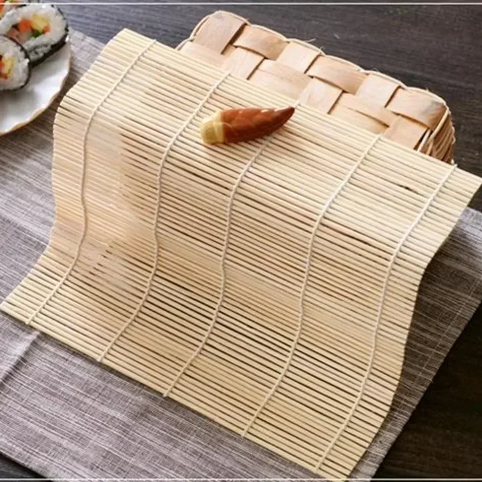 Tapis à sushi bambou 27x27 cm - pour cuisine – Image 5