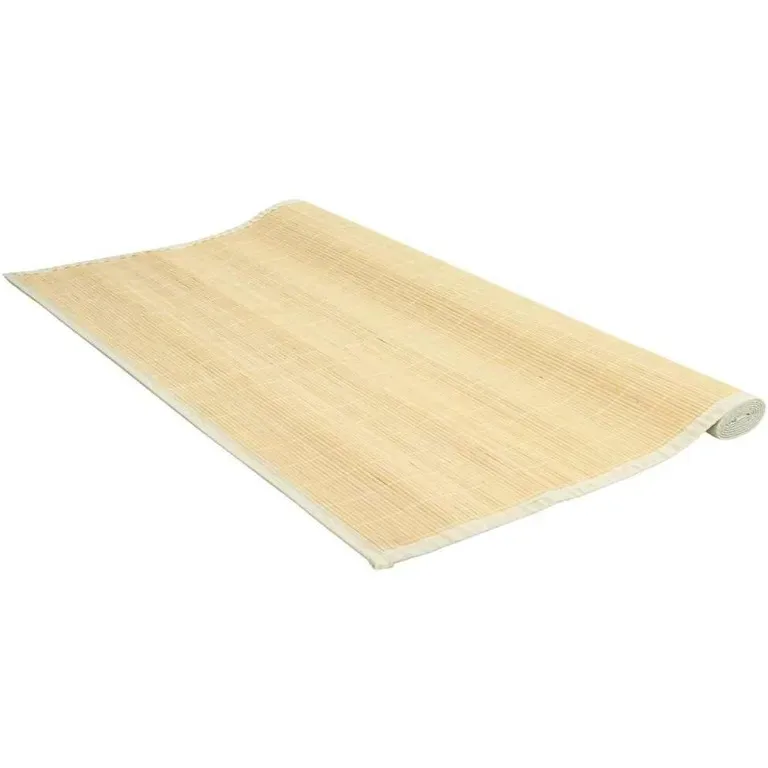 Tapis bambou tissé 100 x 160 cm, antidérapant moderne – Image 4