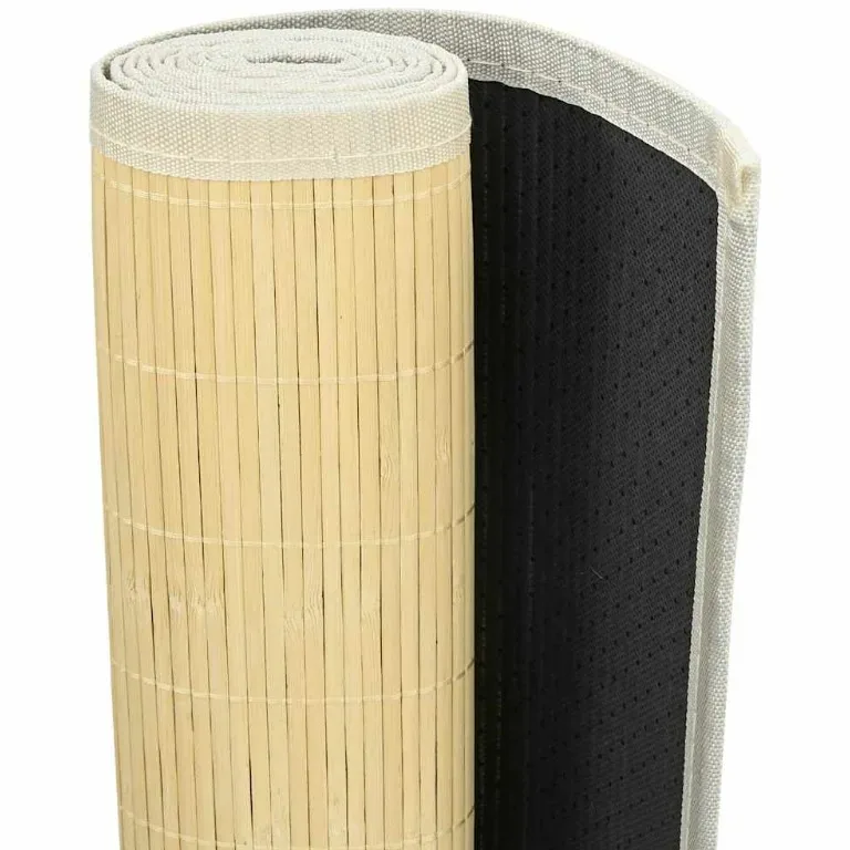 Tapis bambou tissé 100 x 160 cm, antidérapant moderne – Image 5