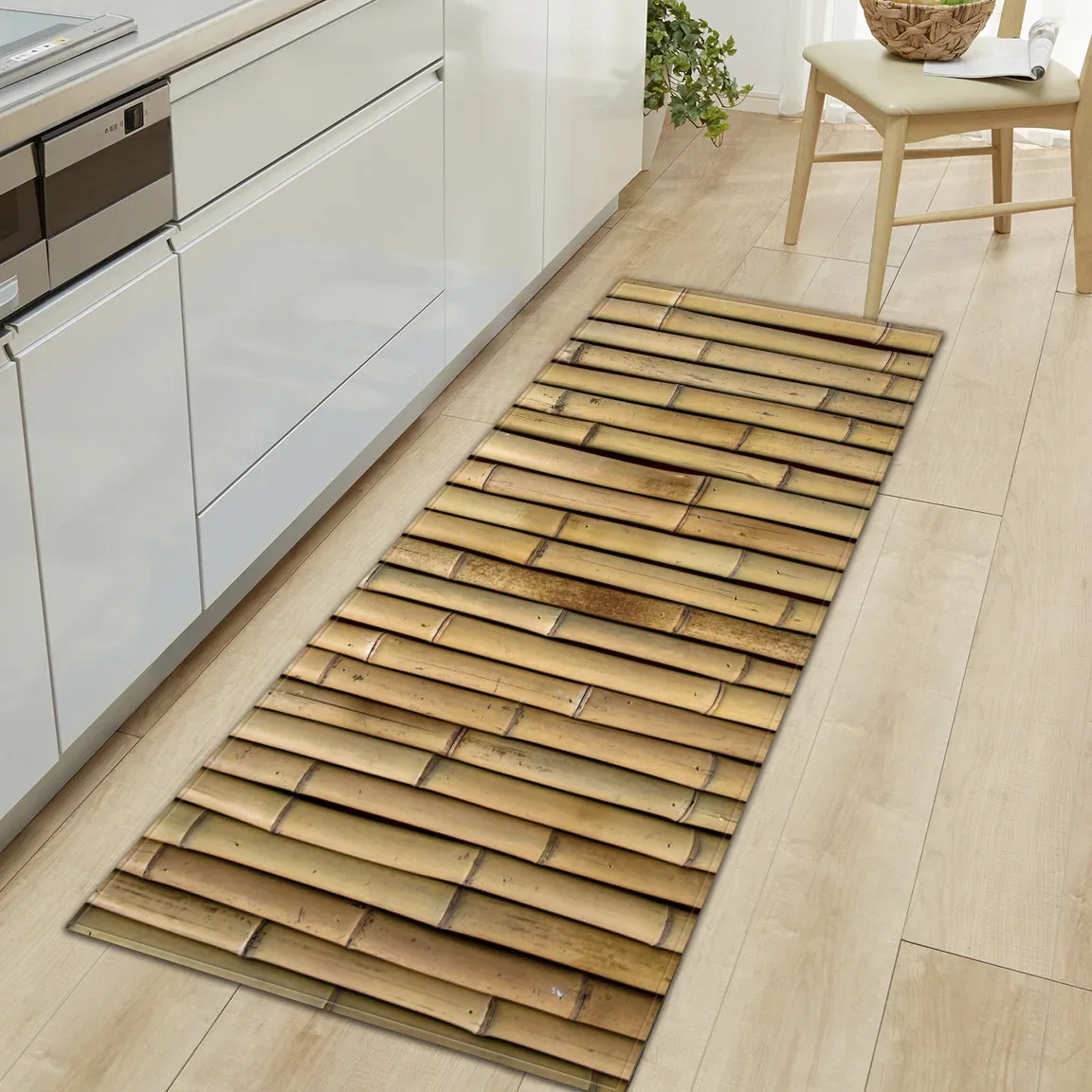 Tapis bambou velours cristal pour chambre et salon – Image 4