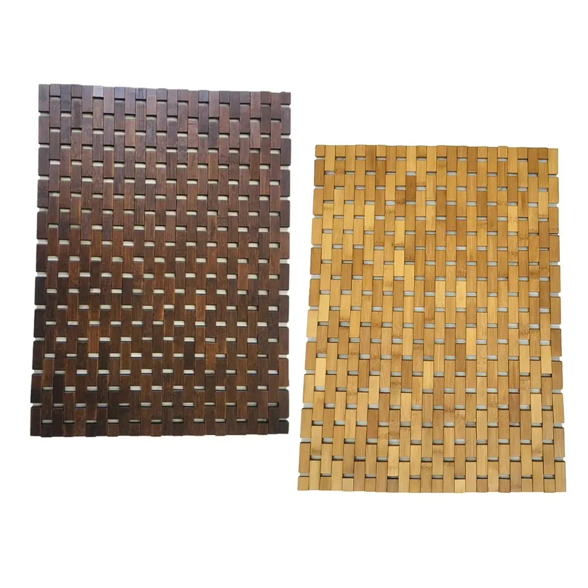 Tapis de bain en bambou naturel pour salle de bain – Image 5