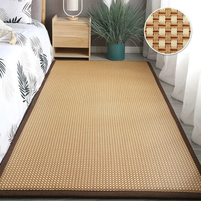 Tapis de couchage été style tatami en rotin synthétique – Image 2