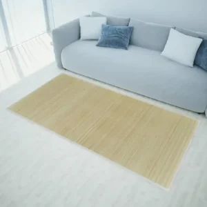 Tapis en bambou rectangulaire 120 x 180 cm