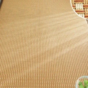 Tapis en bambou style tatami rectangulaire
