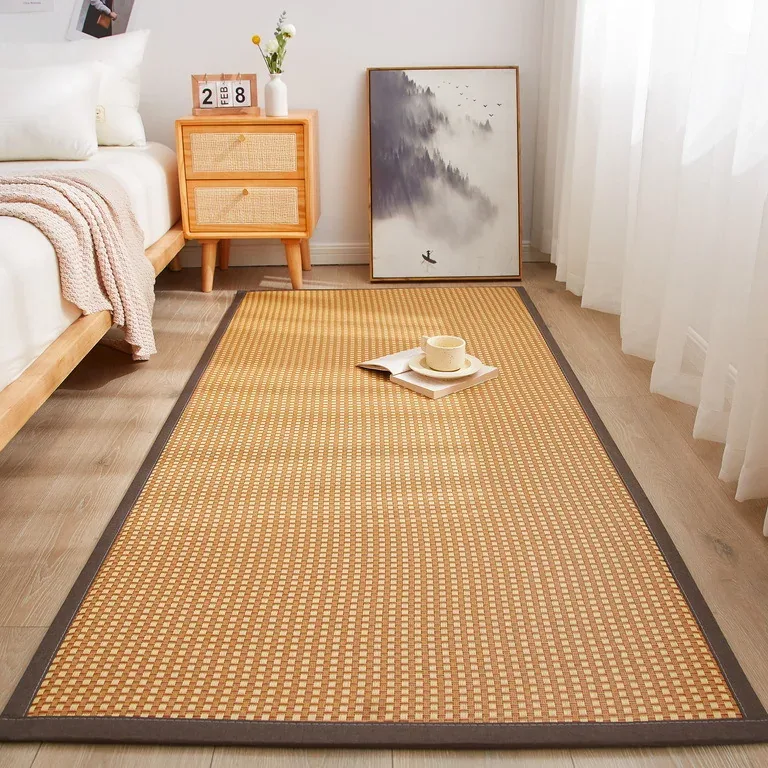 Tapis en bambou style tatami rectangulaire – Image 3
