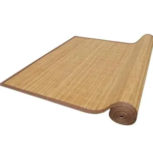 Tapis en bambou tressé 120×180 cm antidérapant
