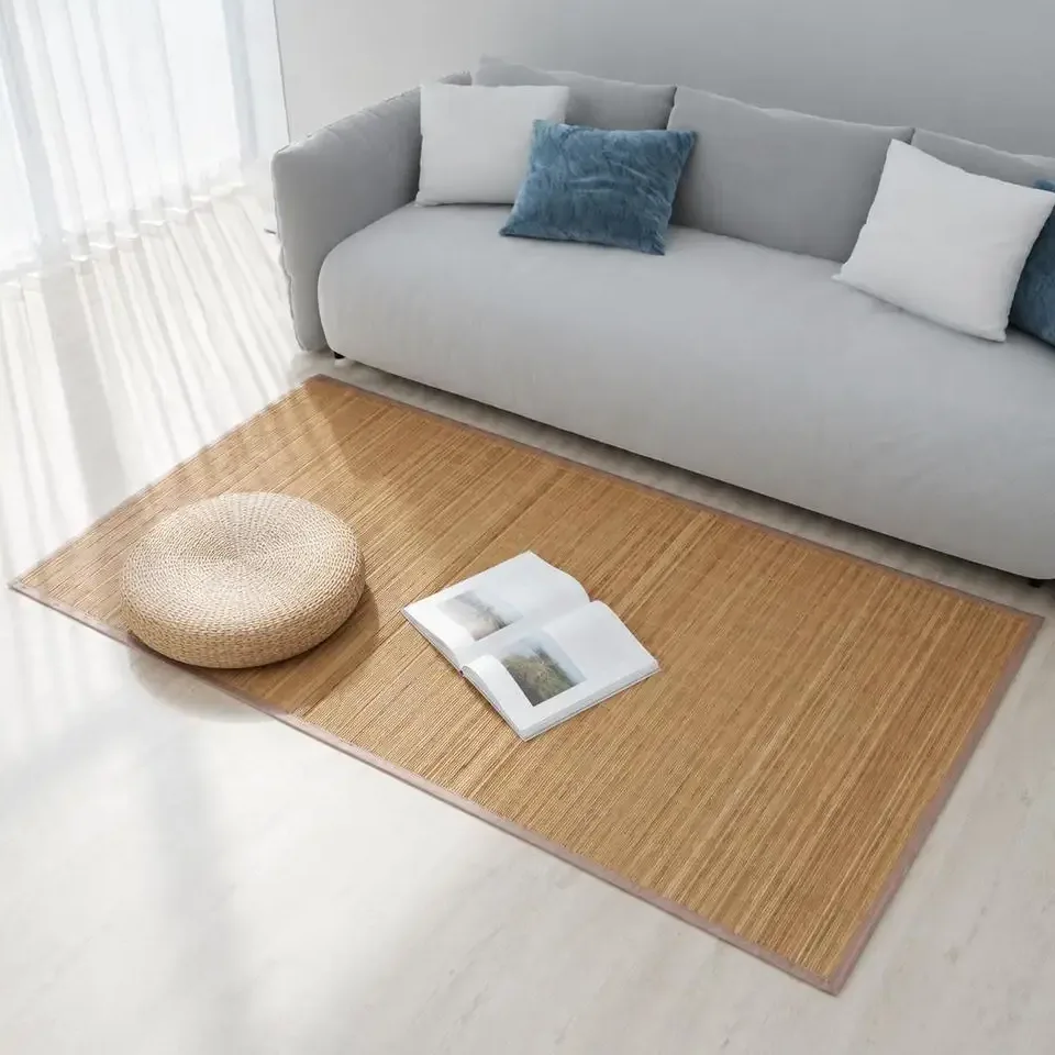 Tapis en bambou tressé 120×180 cm antidérapant – Image 2