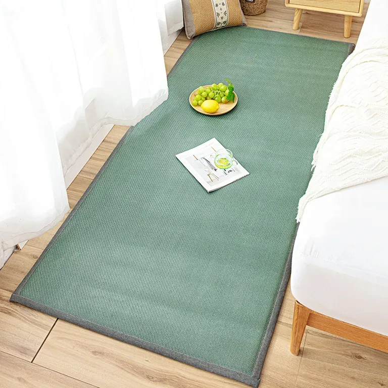 Tapis en bambou tressé antidérapant pour salon – Image 4