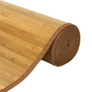 Tapis rectangulaire bambou naturel 70x300 cm