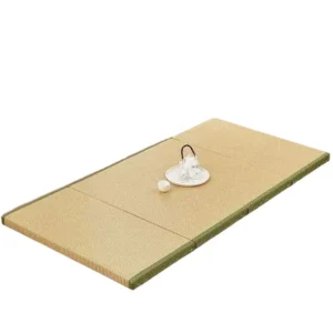 Tapis Tatami pliable en rotin et fibre de coco