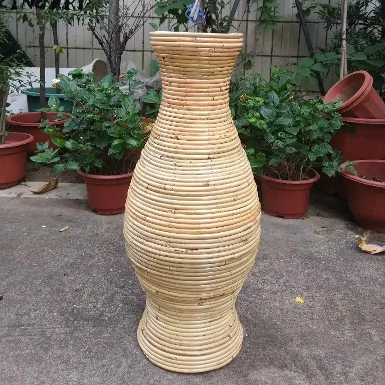 Vase de sol en bambou tressé modèle 565648 – Image 4