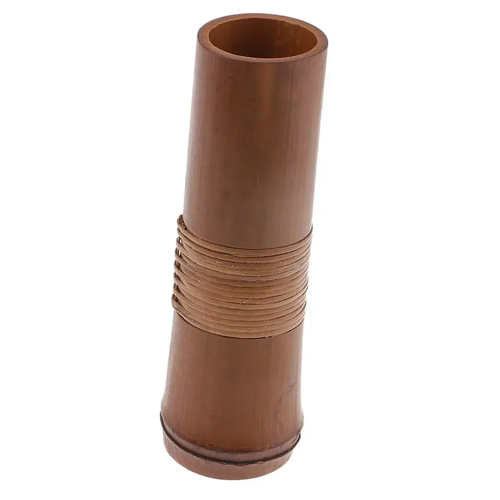 Vase de table en rotin japonisant en forme de fleur