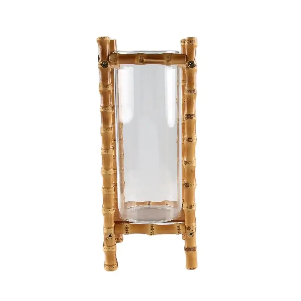 Vase décoratif bambou et racine T1 pour propagation – Image 3