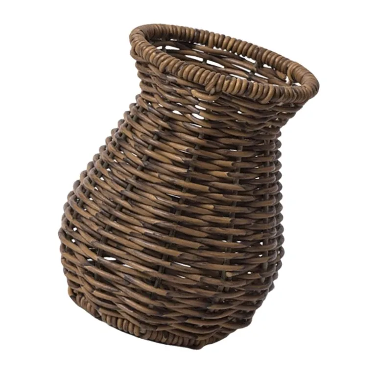 Vase tissé en rotin étanche pour décoration intérieure – Image 2
