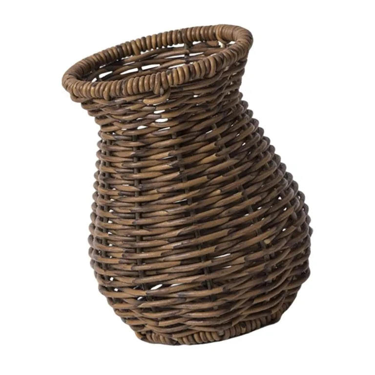 Vase tissé en rotin étanche pour décoration intérieure – Image 3