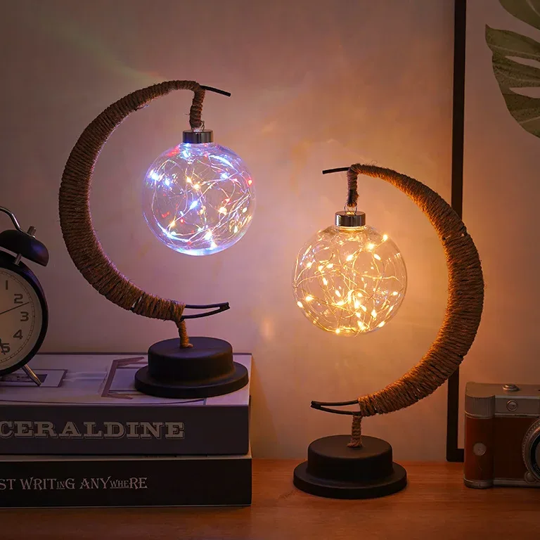 Veilleuse Eid Mubarak Étoile Lune en Plastique – Image 5