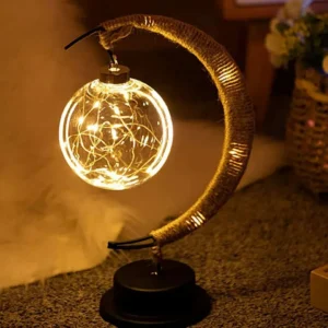 Veilleuse LED 3D Lune personnalisable Sepak Takraw
